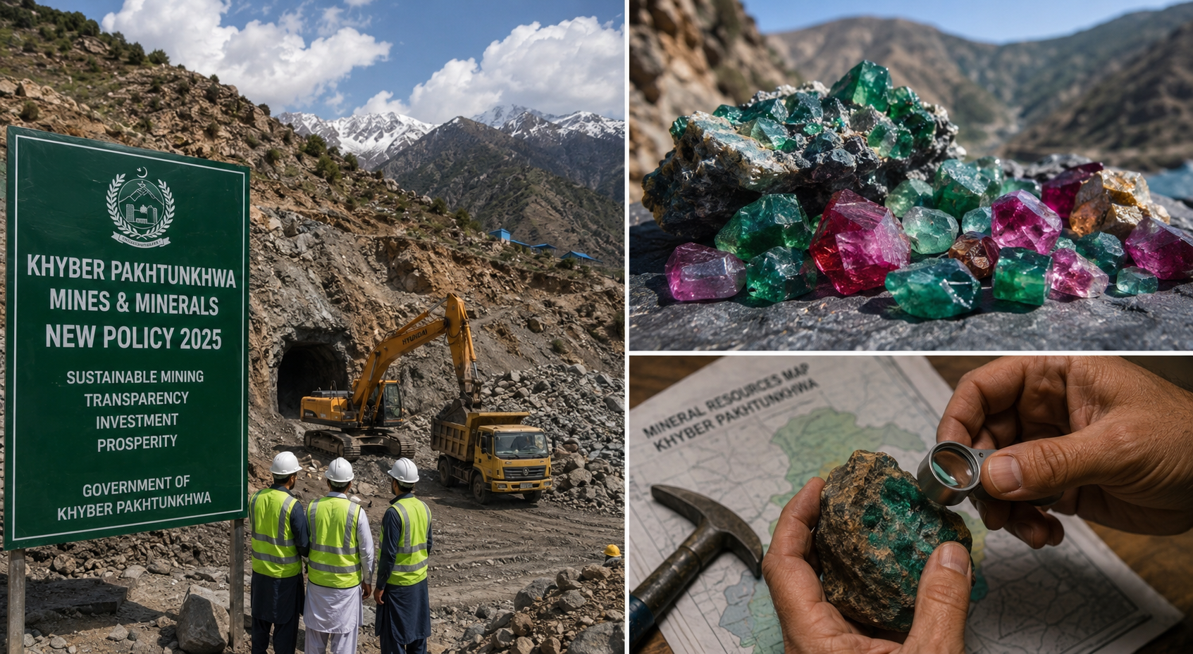 Khyber Pakhtunkhwa’s New Minerals and Gemstone Policy 2025: Opportunities, Challenges, and the Future of Mining